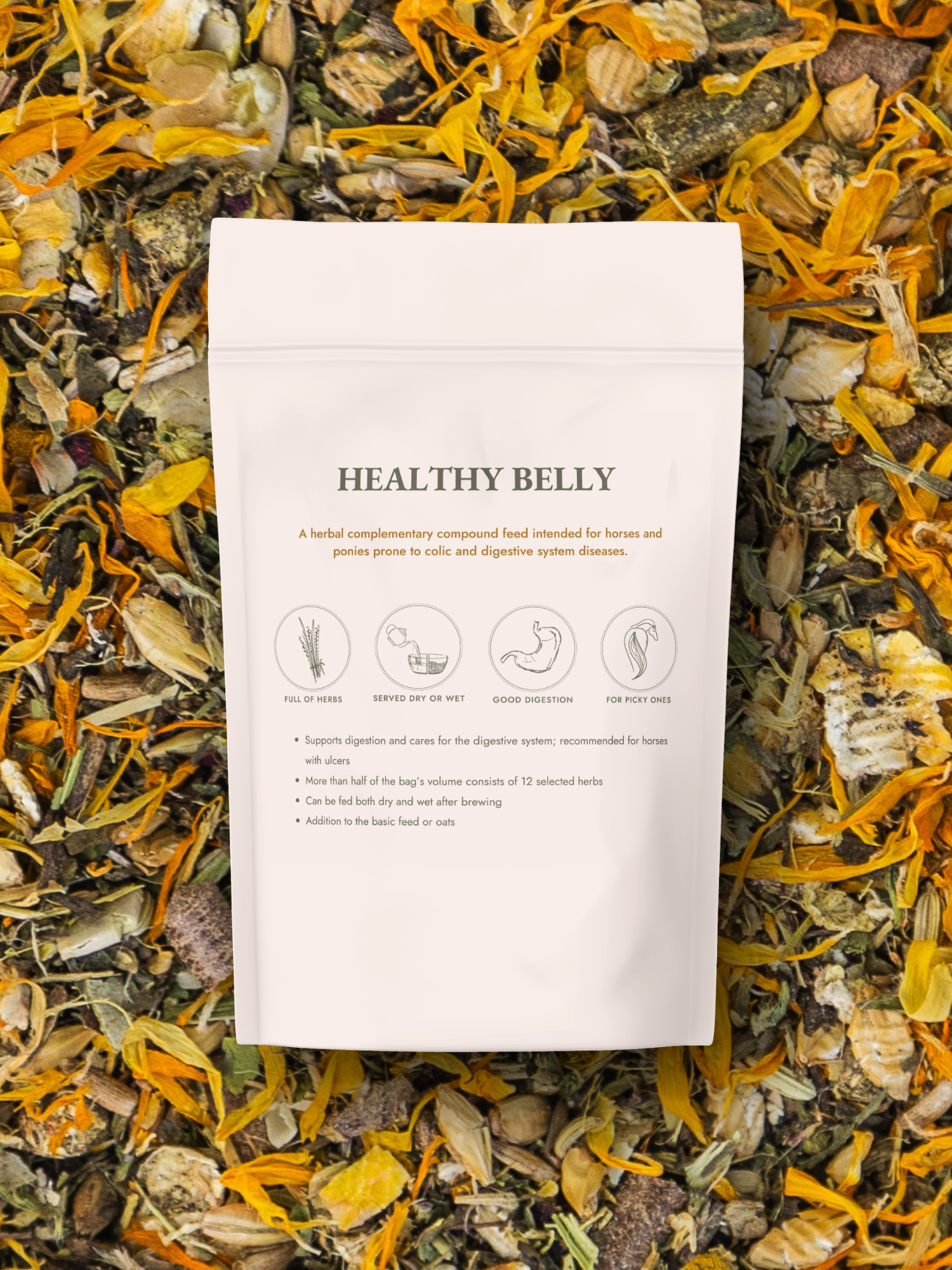Herbs for horses Healthy Belly – Sample