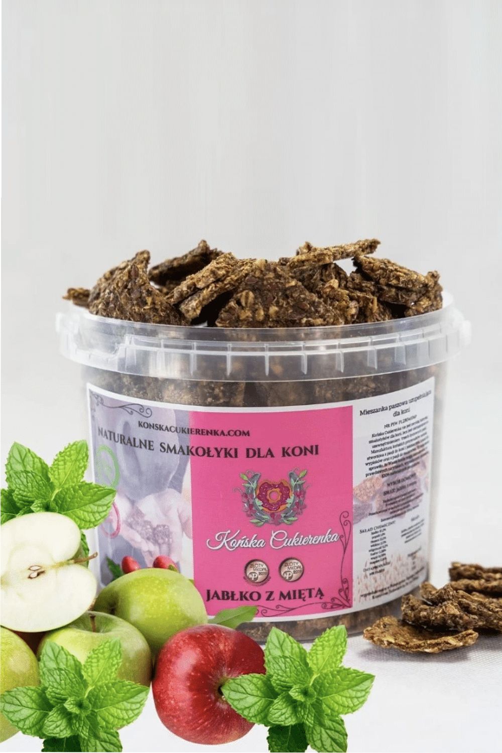 Jabłko z miętą – Naturalne smakołyki dla koni
