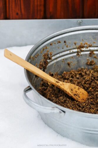 Łyżka do mieszania paszy Łyżka do mieszania paszy