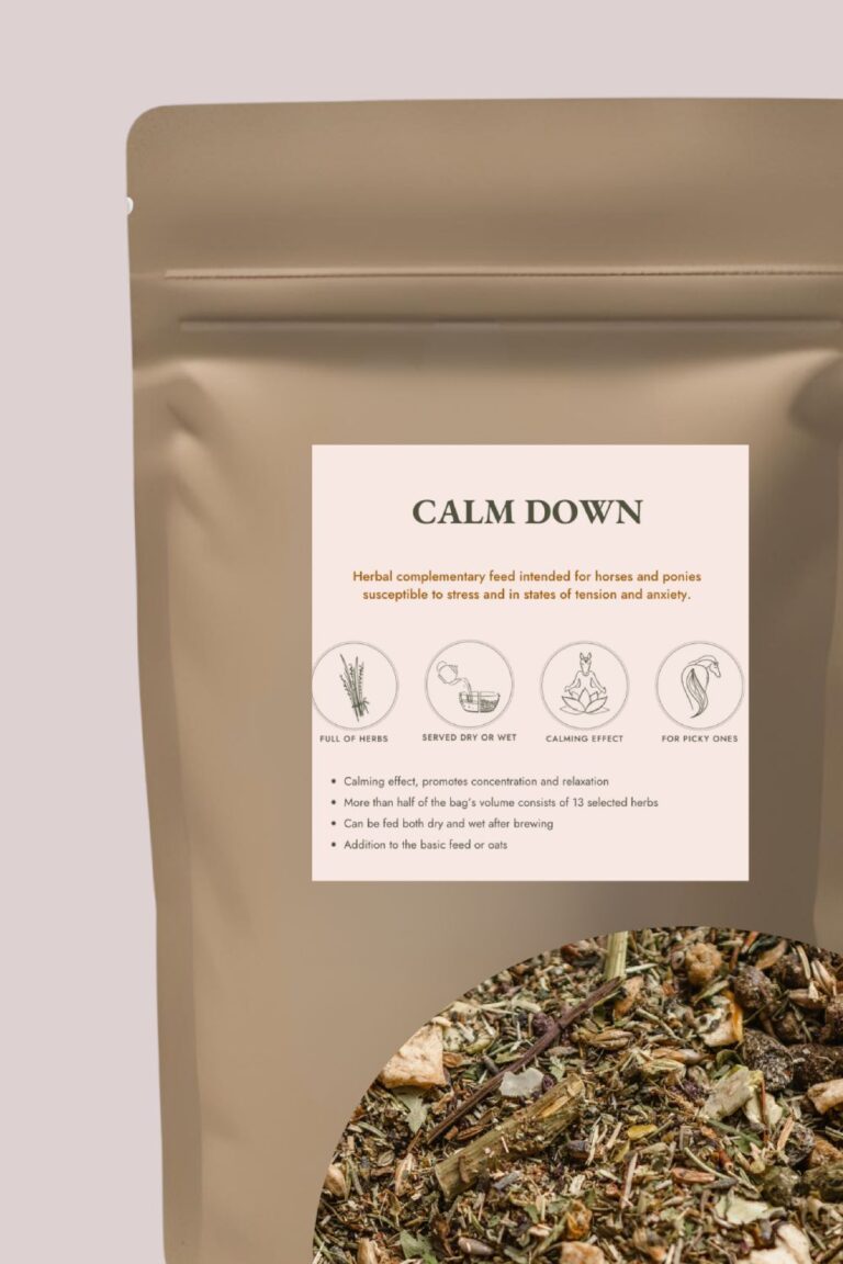 Zioła dla koni Calm Down – próbka