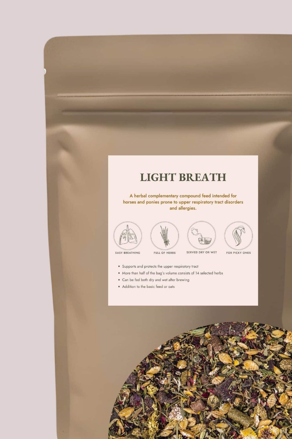 Zioła dla koni Light Breath – Próbka